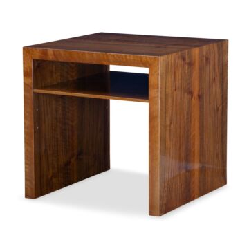 Kubus Couchtisch Nussbaum modern