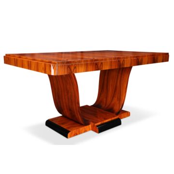 Art Deco Esstisch Palisander