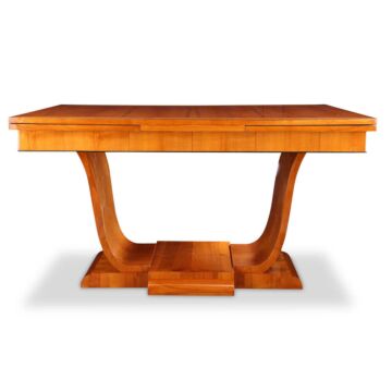 Art Deco Ausziehtisch Kirschbaum