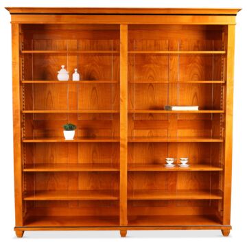 Biedermeier Bücherregal Kirschbaum