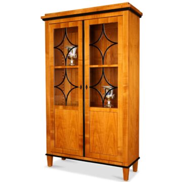 Bücherschrank Kirsche Biedermeierstil