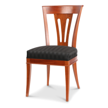eleganter Biedermeier Mahagoni Stuhl