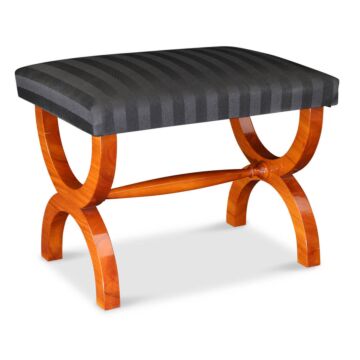Hocker Kirschholz im Biedermeierstil