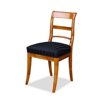 Biedermeier Esszimmerstuhl mit Polster