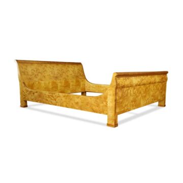 Biedermeier Bett Birke Schlittenbett