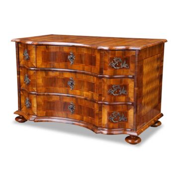 Barock Kommode antik stil Nussbaum