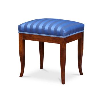 Biedermeier Hocker Nussbaum
