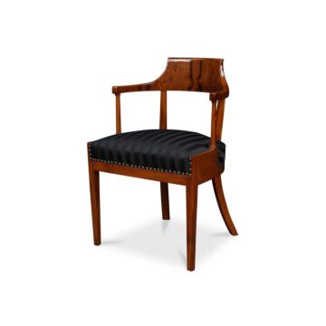 Biedermeier Schreibtischstuhl Nussbaum