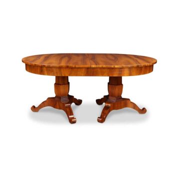 Biedermeier Kulissentisch Nussbaum