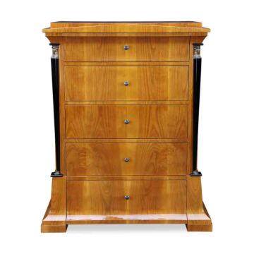 Chiffoniere Kirschbaum im Biedermeier Stil