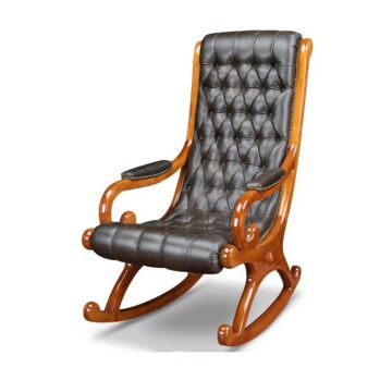 Biedermeier Schaukelstuhl Kirschbaum