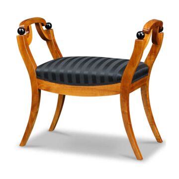 Biedermeier Gondel Hocker Kirsche