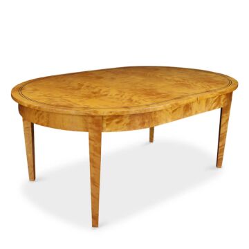 Esstisch Oval Birke Ausziehbar