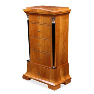 Säulenkommode Biedermeier Kirsche