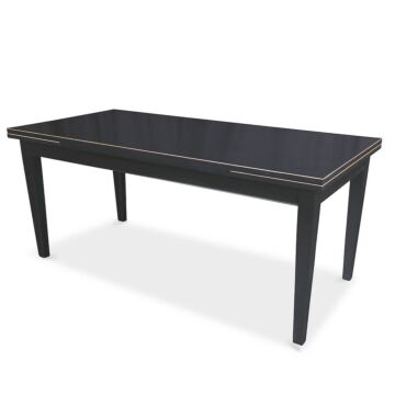 Klassischer Biedermeier Esstisch Schwarz