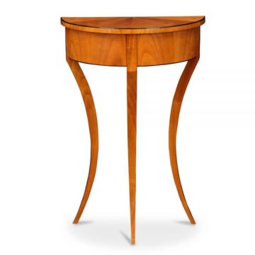Demi Lune Konsole Biedermeier Kirsche