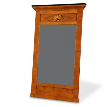 Biedermeier Wandspiegel Kirschbaum