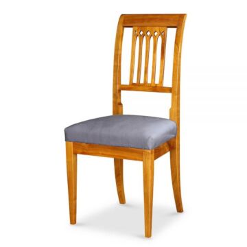 Biedermeier Stuhl Kirsche mit Streben
