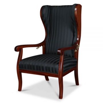 Biedermeier Ohrensessel Mahagoni