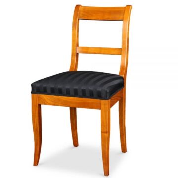 Schlichter Biedermeier Stuhl Kirsche