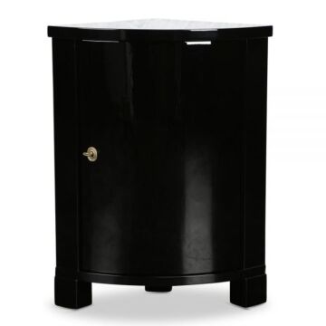 Kleiner Eckschrank Empire Schwarz