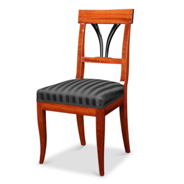 Biedermeier Stuhl Mahagoni Massiv