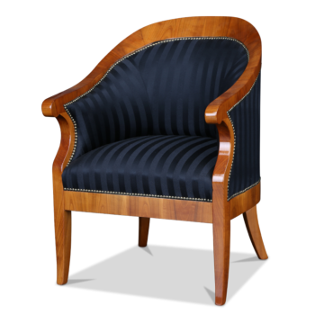 Biedermeier Bergère Sessel Kirschbaum