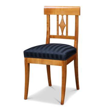Biedermeier Stuhl mit Raute Kirsche