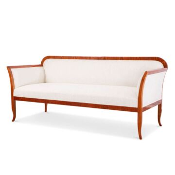 Biedermeier Sofa aus Mahagoni Echtholz