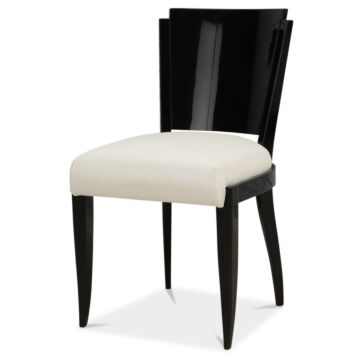 Stuhl schwarz im Art Deco Stil